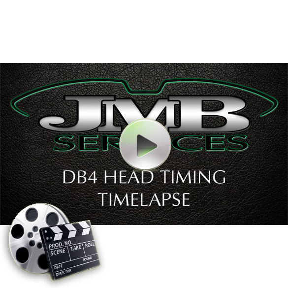 Watch head timing of a DB4 engine from an Aston Martin